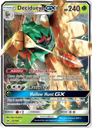 Decidueye GX (12/149) [Soleil et Lune : ensemble de base] 