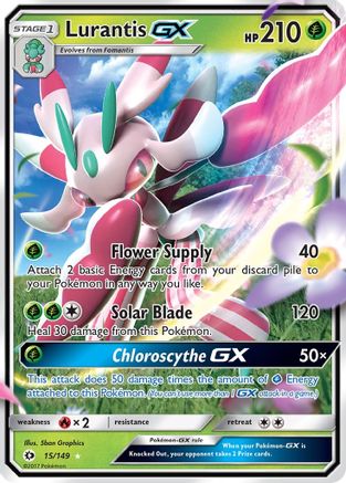 Lurantis GX (15/149) [Soleil et Lune : Ensemble de base] 