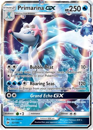 Primarina GX (42/149) [Soleil et Lune : ensemble de base] 