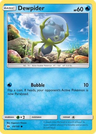 Dewpider 45/149 - [SM Base Set]