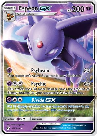 Espeon GX (61/149) [Soleil et Lune : ensemble de base] 