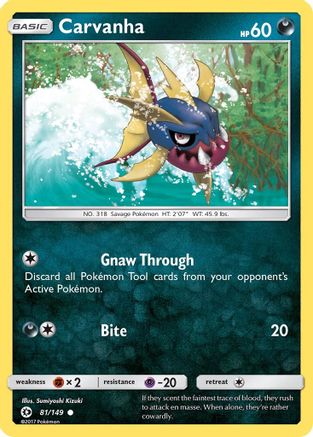 Carvanha 81/149 - [SM Base Set]