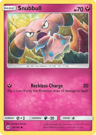 Snubbull (90/149) [Soleil et Lune : ensemble de base] 