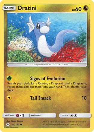 Dratini (94/149) [Soleil et Lune : Ensemble de base] 