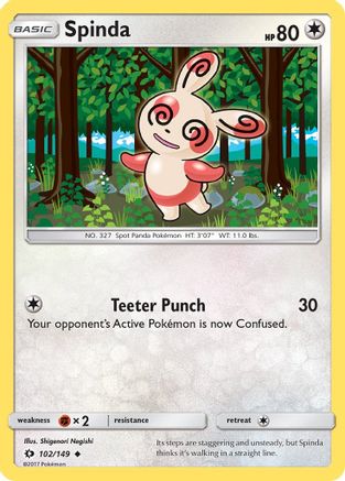 Spinda 102/149 - [SM Base Set]
