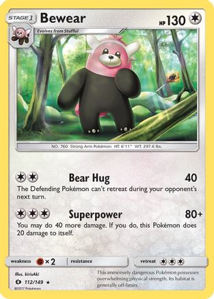 Bewear 112/149 - [SM Base Set]