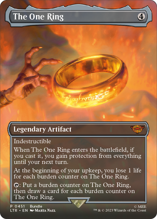 The One Ring (UMP-451) - [The Lord of the Rings: Tales of Middle-earth] (Borderless) Foil