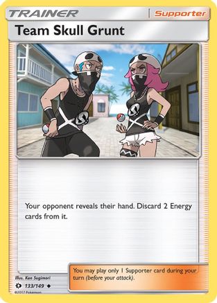 Team Skull Grunt (133/149) [Soleil et Lune : Ensemble de base] 