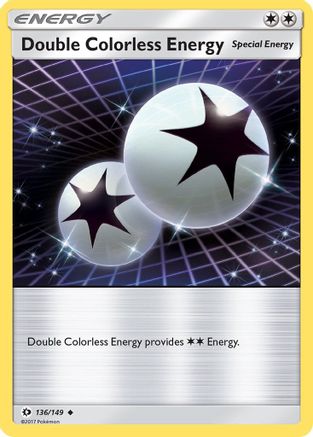 Double énergie incolore (136/149) [Soleil et Lune : ensemble de base] 