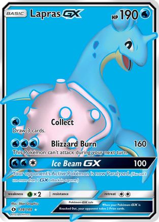 Lapras GX (139/149) [Soleil et Lune : ensemble de base] 