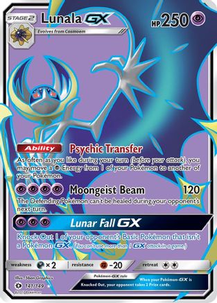 Lunala GX (141/149) [Soleil et Lune : ensemble de base] 