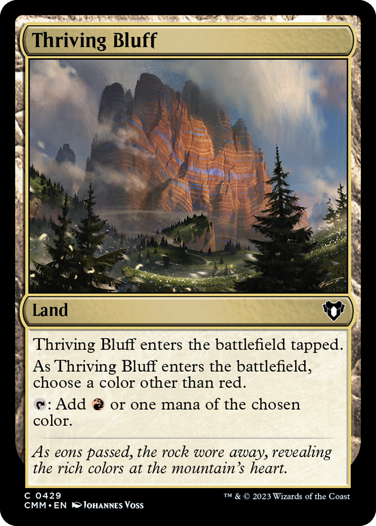 Thriving Bluff (CMM-429) - [Commander Masters]