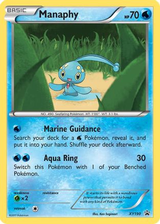 Manaphy - XY190 XY190/211 - [XY Promos] Holofoil