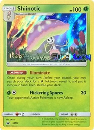 Shiinotic - SM10 (Prerelease) [Staff] SM10 - [SM Promos] Holofoil
