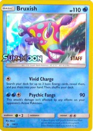 Bruxish - SM11 (Prerelease) [Staff] SM11 - [SM Promos] Holofoil