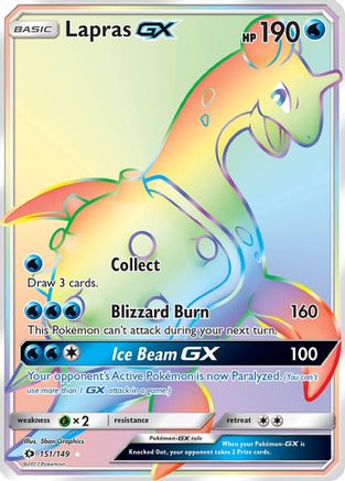 Lapras GX (151/149) [Soleil et Lune : ensemble de base] 