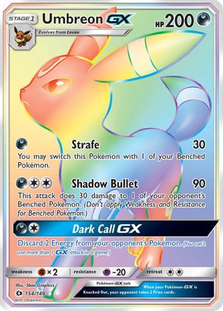 Umbreon GX (154/149) [Sun & Moon: Base Set]