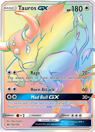 Tauros GX (156/149) [Soleil et Lune : ensemble de base] 