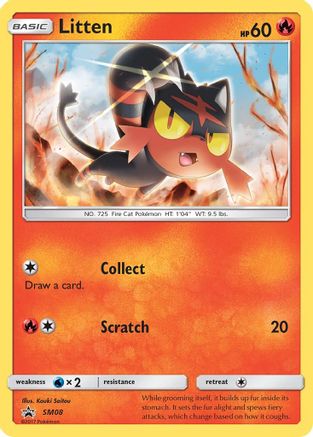Litten (SM08) [Soleil et Lune : Promos Black Star] 