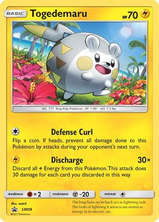 Togedemaru (SM09) [Soleil et Lune : Promos Black Star] 