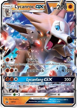 Lycanroc GX (SM14) [Soleil et Lune : Promos Black Star] 