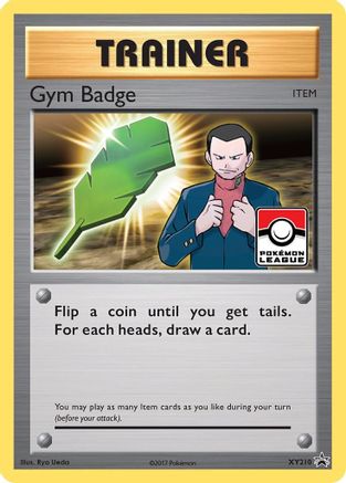 Badge de gym (XY210) (Giovanni) [XY : Black Star Promos] 
