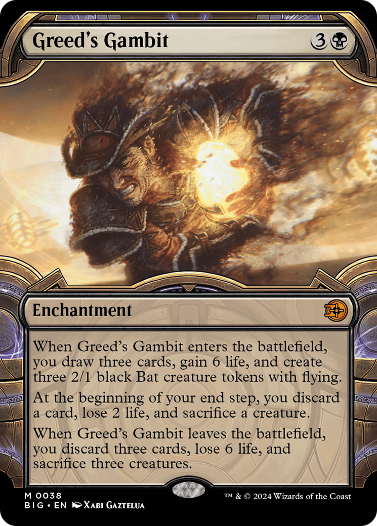 Greed's Gambit (BIG-038) - [The Big Score] : (Vitrine) Foil 