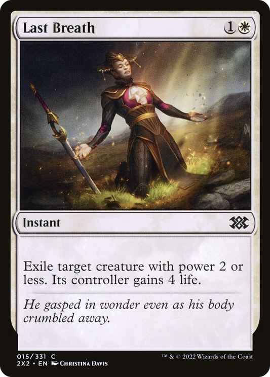 Last Breath (2X2-015) - [Double Masters 2022]