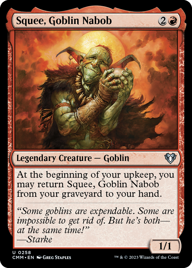 Squee, Goblin Nabob (CMM-258) - [Commander Masters]
