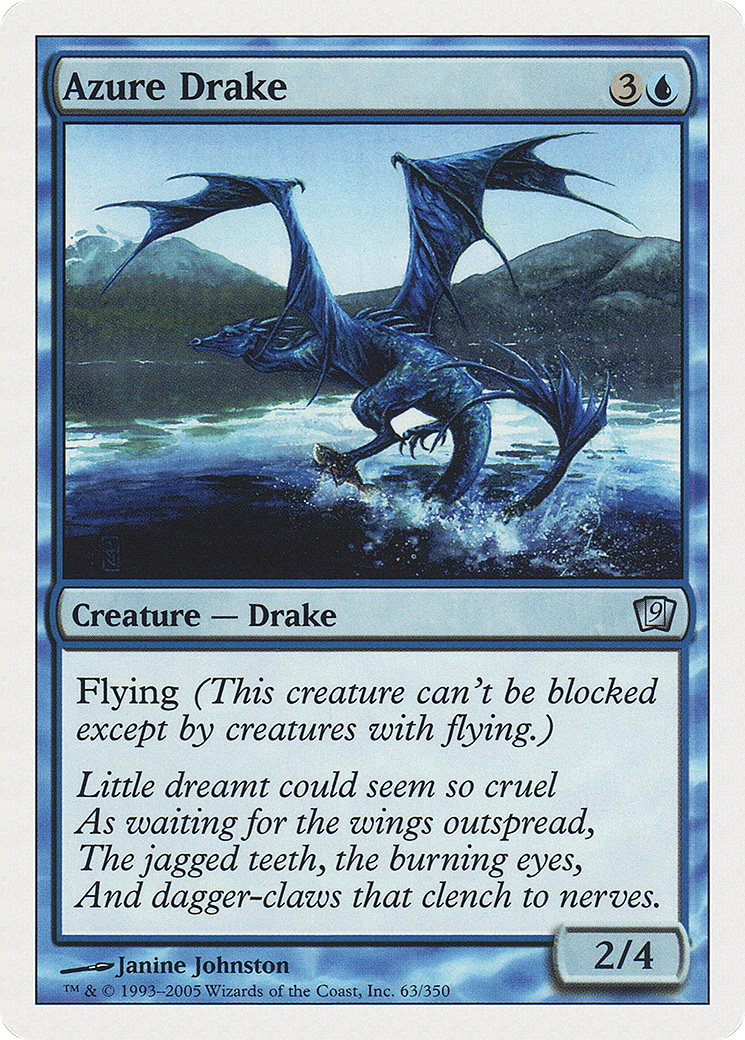 Azure Drake (9ED-063) - [Ninth Edition]