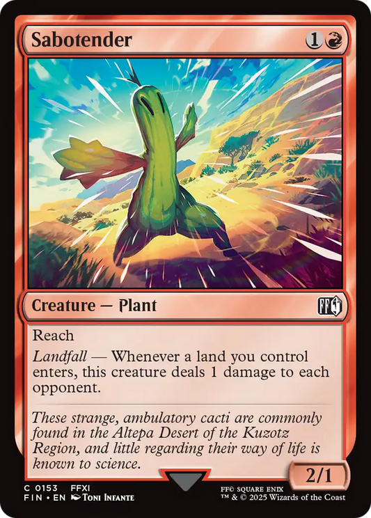 Sabotender (FIN-153) - [FINAL FANTASY]