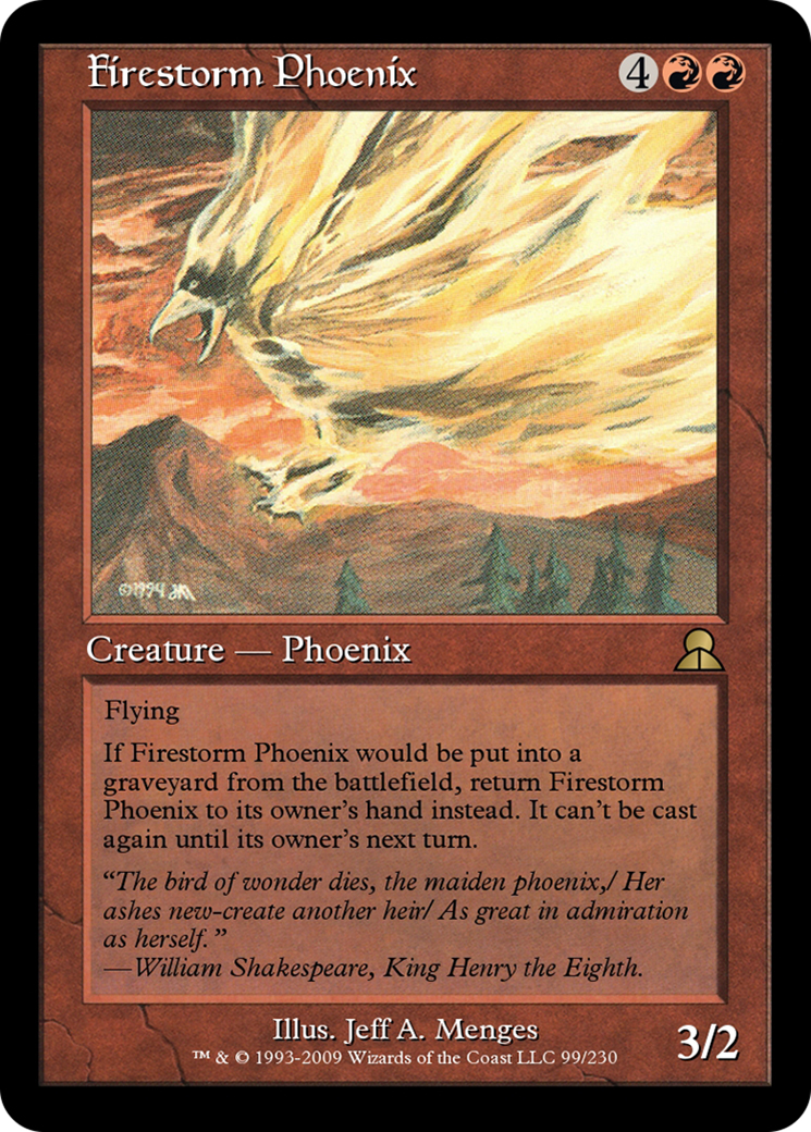Firestorm Phoenix (ME3-099) - [Masters Edition III] Foil
