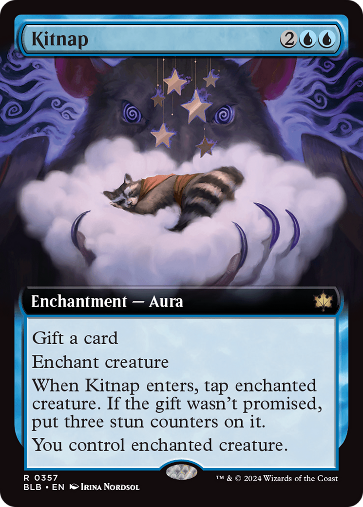 Kitnap (BLB-357) - [Bloomburrow]: (Extended Art) Foil