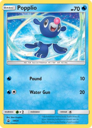 Popplio (SM24) [Soleil et Lune : Promos Black Star] 