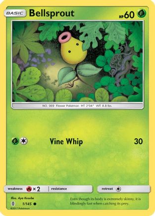 Bellsprout 1/145 - [SM  Guardians Rising]