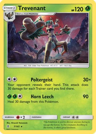 Trevenant 7/145 - [SM  Guardians Rising]