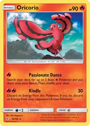 Oricorio (14/145) [Soleil et Lune : Gardiens Rising] 