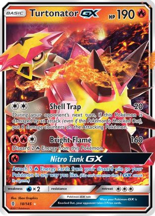 Turtonator GX (18/145) [Soleil et Lune : Guardians Rising] 