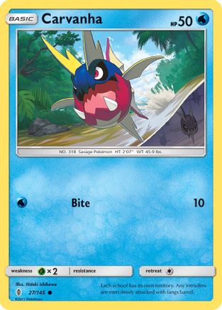 Carvanha 27/145 - [SM  Guardians Rising]