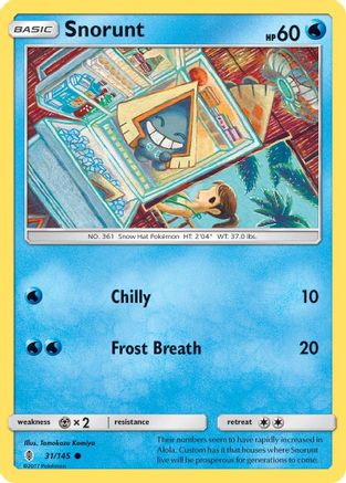 Snorunt (31/145) [GRI SM Guardians Rising]