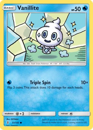Vanillite 33/145 - [SM  Guardians Rising]