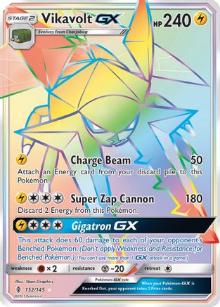 Vikavolt GX (Secret) 152/145 - [SM  Guardians Rising] Holofoil