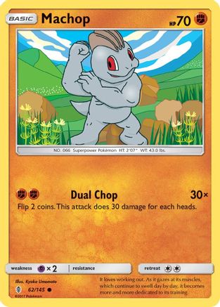 Machop (62/145) [Soleil et Lune : Gardiens Rising] 