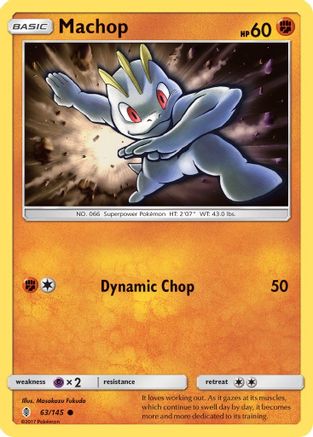 Machop (63) 63/145 - [SM  Guardians Rising]