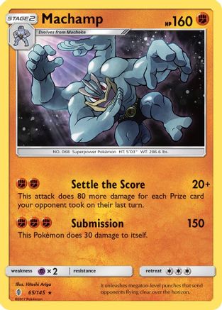 Machamp 65/145 - [SM  Guardians Rising] Holofoil