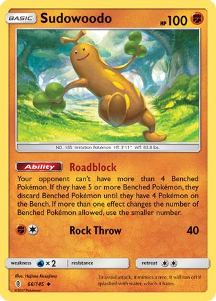 Sudowoodo 66/145 - [SM  Guardians Rising]