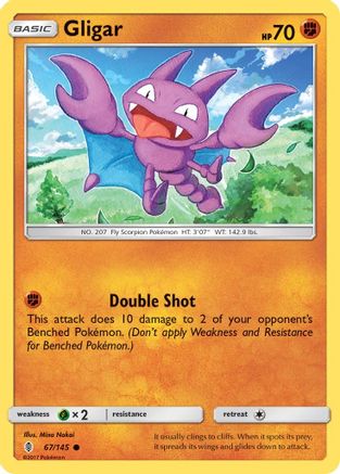 Gligar 67/145 - [SM  Guardians Rising]