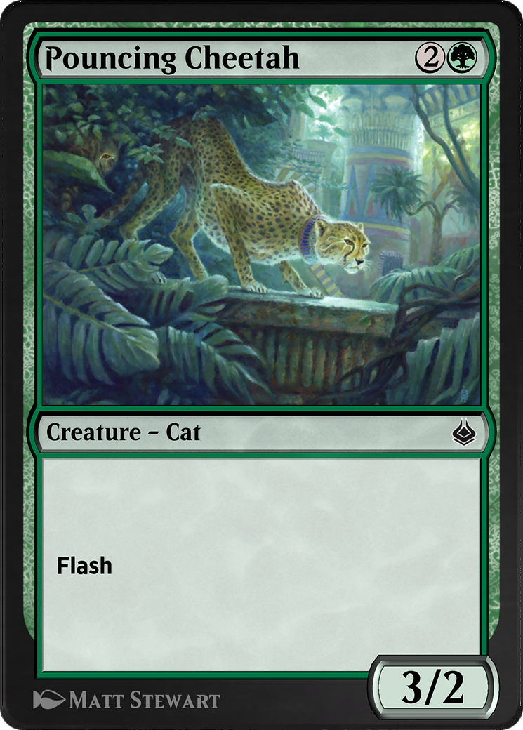 Pouncing Cheetah (AKR-207) - [Amonkhet Remastered]