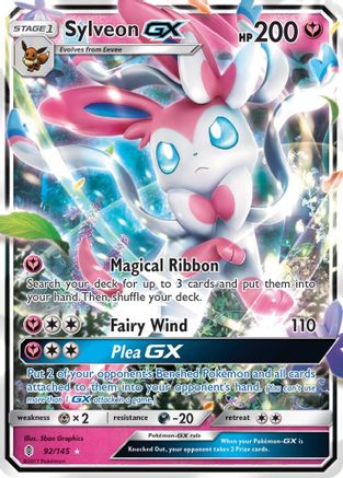 Sylveon GX (92/145) [Soleil et Lune : Guardians Rising] 