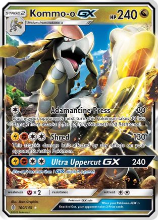 Kommo-o GX 100/145 - [SM  Guardians Rising] Holofoil
